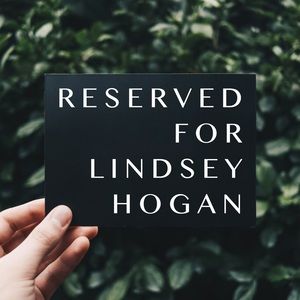 Reserved for Lindsey Hogan